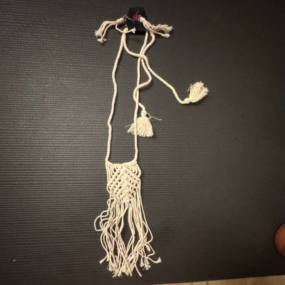 Crochet Necklace and earrings